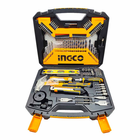 Valigetta Attrezzi Ingco - Kit base con 120 utensili professionali per lavori domestici e progetti più grandi. Alta qualità e durevolezza.