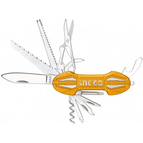 Coltello multifunzionale in acciaio inossidabile 15 utensili Ingco