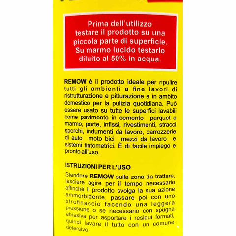 Detergente multisuperficie ideale per ripulire tutti gli ambienti a fine lavori di ristrutturazione e pitturazione. Ideale per una pulizia professionale o fai da te.