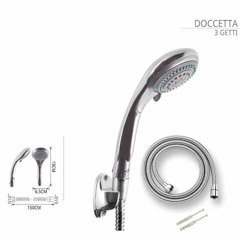 Dettaglio dei getti selezionabili e dell'interfaccia intuitiva.