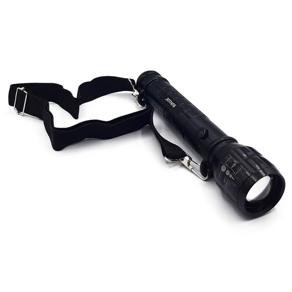 Torcia led con zoom regolabile e 4 modalità-sunlux