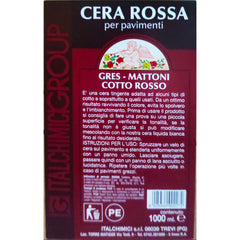 cera rossa per pavimenti 1lt.