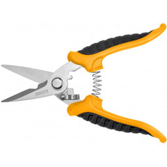 Forbice per elettricista universale in acciaio L. 178 mm. professionale Ingco