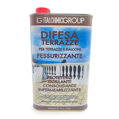 Impermeabilizzante protettivo fessurizzante 1000 ml. Difesa terrazze Italchimici Group