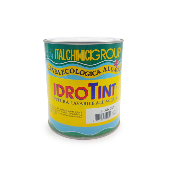 Idrotint Pittura murale lavabile all'acqua 750 ml. Italchimici Group