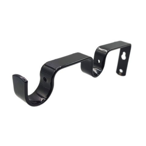 Waziaqoc 6 Staffe Per Tende In Metallo, Bianche, Basso Profilo, 67.5x25.4x47.5 Mm, Per Montaggio Tende Da Finestra, Soggiorno E Ufficio