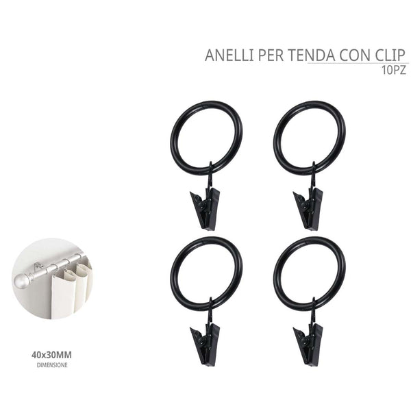 Set 12 Anelli Gancio Per Tenda Doccia Bagno Trasparenti In Plastica Box Doccia 52148 - - PagineGialle Set 12 Anelli Gancio Per Tenda Doccia Bagno Trasparenti In Plastica Box Doccia 52148 - - PagineGialle