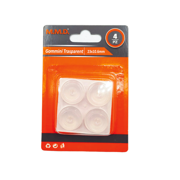 100 Gommini Adesivi Paracolpi Trasparenti - Per Porte, Mobili, Laptop, Cassetti - Foto 5