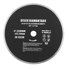 Disco diamantato a corona continua 230 X 22,23 mm. M.M.D.