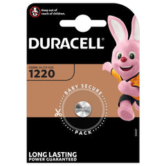 Duracell, batterie a bottone CR1220, al litio, da 3 V, in confezioni blister 1pz.- duracell