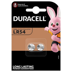 Duracell LR54, Pile 1.5V, Confezione da 2 pile- duracell