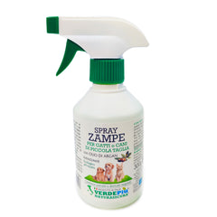 Spray zampe naturale delicato per cani e gatti con Olio di Argan 300 ml. Naturasicura